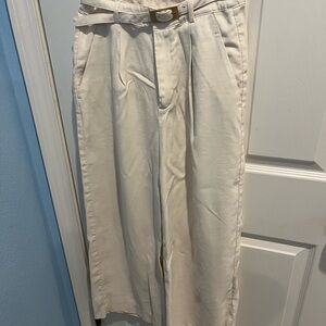 INC International Concepts Cream Wide Leg Pants